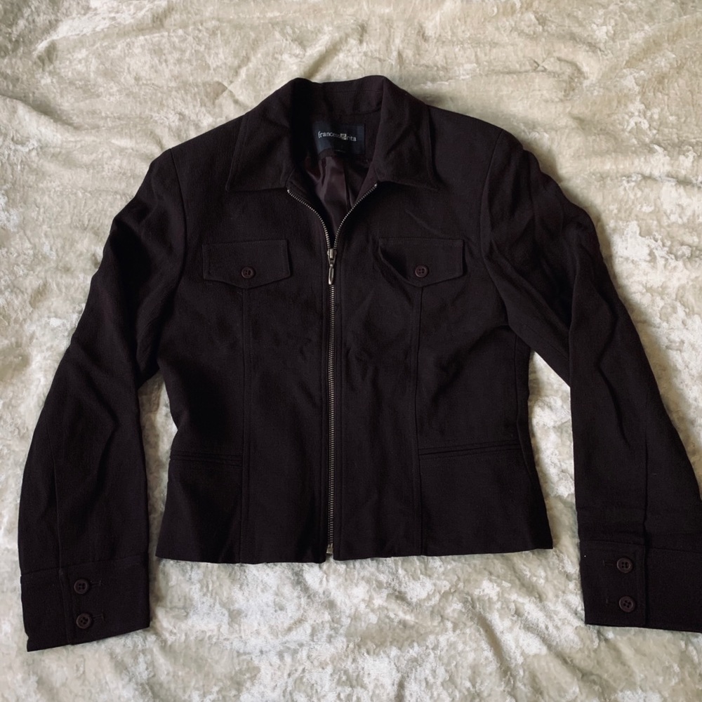 Frances Rita Espresso Brown Tailored Jacket